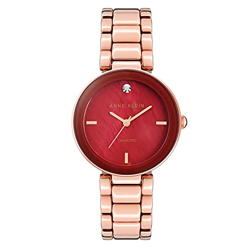 Anne Klein - Orologio da polso da donna, con vero diamante... - Bon plan à 23.19€