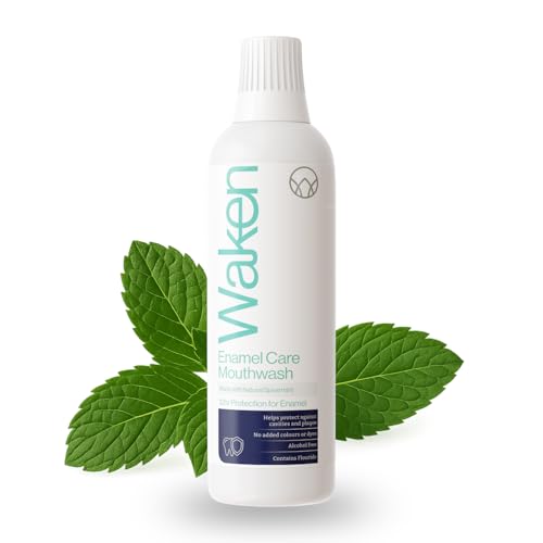 Waken Enamel Care Mouthwash, Alcohol Free with Natural Mint... - Auto & Motorcycle Amazon UK à 2.62€