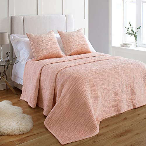 Paoletti Brooklands Bedspread, Baumwolle, Erröten, 265 x... - Maison & Cuisine Amazon Allemagne à 89.63€