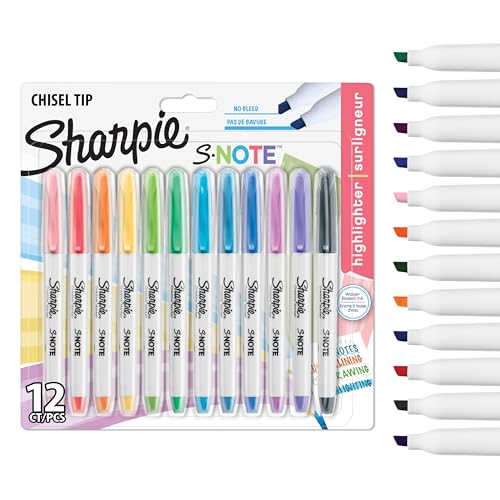 Sharpie S-Note Highlighter Pens | Part Art Marker PenPart... - Maison & Cuisine en promo à 3.00€