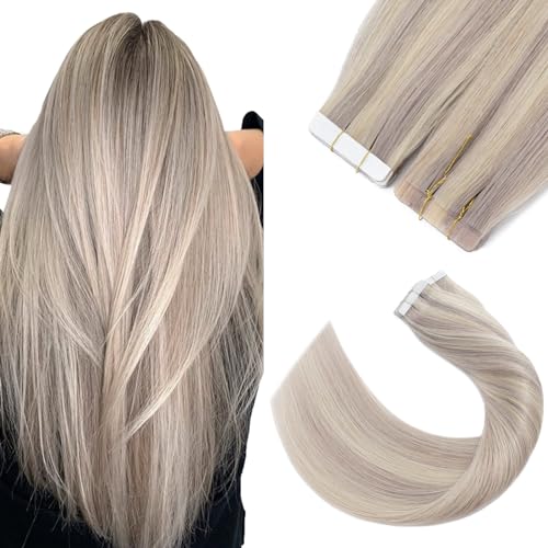 20inch Tape in Hair Extensions Real Remy Human Hair... - Beauté & Parfums Amazon Royaume-Uni à 9.99€