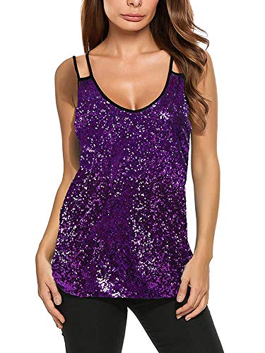CHOSERL - Blusas con lentejuelas de verano para mujer, con... - Jardin & Extérieur Amazon Espagne à 10.64€