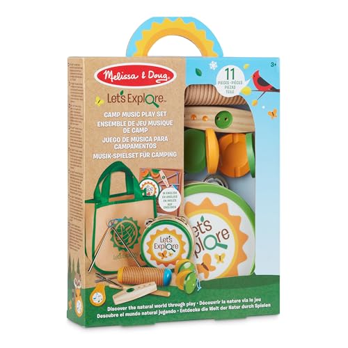 Melissa & Doug Let's Explore Camp Music Pretend Play Set 3+... - Jouets & Jeux en promo à 12.10€