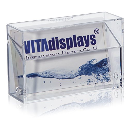 10 Stk. VITAdisplays Visitenkartenbox XL (Breite: 10.5 cm)... - High-Tech & Électronique Amazon Allemagne à 23.31€