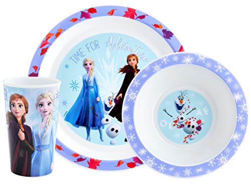 Disney La Reine des Neiges Service de table pour enfants... - Jouets & Jeux Amazon France à 11.52€