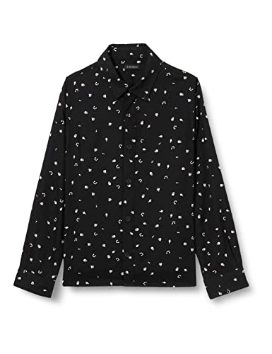IKKS Chemise Noir Imprimé Camicia Elegante, Nero Stampato... - Mode & Vêtements en promo à 11.40€
