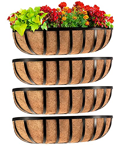 Sekcen Geländer Pflanzgefäß Fensterbox Deck Balkonschiene... - Garden & Outdoor Amazon Germany à 33.47€