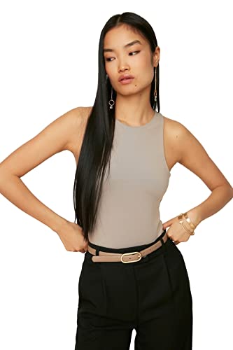 Trendyol Woman Plain Thin Knit Bodysuit - Amazon Royaume-Uni à 6.88€