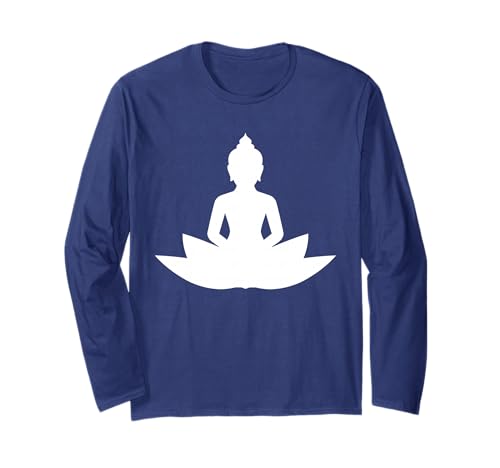 Bouddha Fleur de Lotus Méditation Bouddhiste Manche Longue - Jardin & Extérieur Amazon France à 18.99€