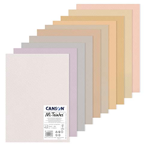 Canson Carta Mi-Teintes (Nido-api), Confezione da 10 fogli... - Auto & Moto en promo à 9.54€