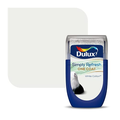 Dulux Simply Refresh Tester Paint - White Cotton - 30ML... - Maison & Cuisine Amazon Royaume-Uni à 2.55€