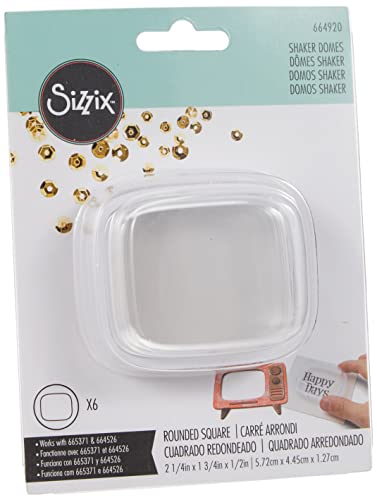 Sizzix Making Essential Shaker Domes Rounded Square, 2 1/4"... - Amazon Royaume-Uni à 2.10€