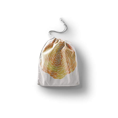 Le Jardin du Lin Bedruckte Baumwoll Taschen mit Kordelzug... - Maison & Cuisine en promo à 4.77€