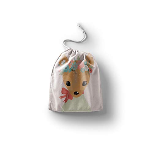 Le Jardin du Lin Bedruckte Baumwoll Taschen mit Kordelzug... - Deal du jour à 4.77€