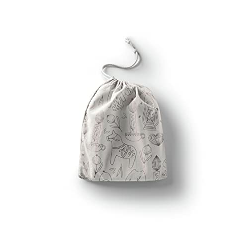 Le Jardin du Lin Bedruckte Baumwoll Taschen mit Kordelzug... - Maison & Cuisine Amazon Allemagne à 4.26€