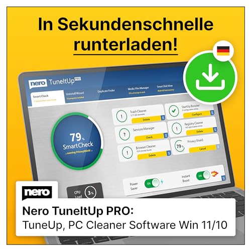 Nero PC Tuning | PC beschleunigen | schneller starten |... - High-Tech & Électronique Amazon Allemagne à 9.99€