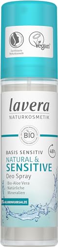lavera, Déodorant en spray Sensitiv Natural Sensible 48 h... en promo à 8,49€ (-56%) sur Amazon FR