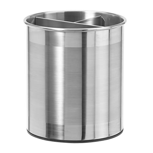 Oggi Jumbo-Utensilienhalter aus Edelstahl, drehbar, mit... - Home & Kitchen Amazon Germany à 24.13€