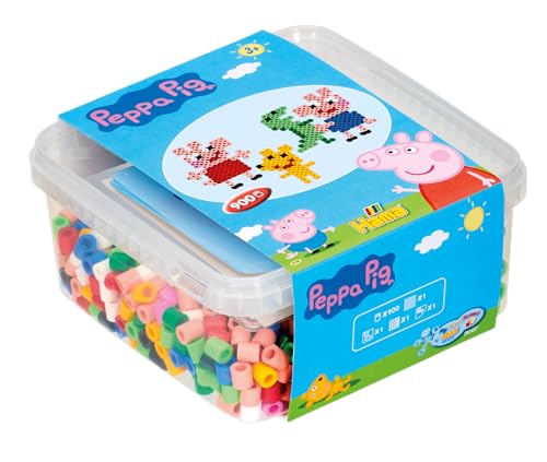 HAMA - Boite "Peppa Pig" - Perles à repasser taille Maxi... - Jouets & Jeux en promo à 14.30€