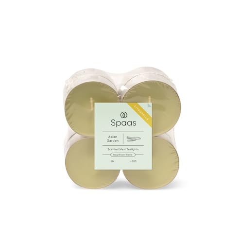 Spaas 8 x 8 Citronella Maxi Tealights, ± 10 Hours... - Maison & Cuisine Amazon Royaume-Uni à 13.10€