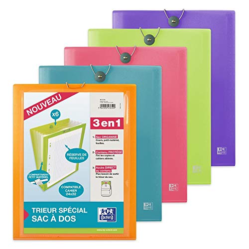 OXFORD Cartella per zaino School Life A4, 6 scomparti... - Auto & Motorcycle Amazon Italy à 5.71€