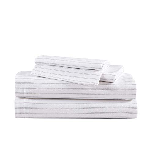Eddie Bauer - King Sheet Set, Warm Breathable Cotton... - Maison & Cuisine Amazon Royaume-Uni à 29.89€