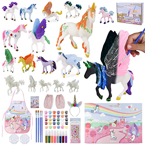 BONNYCO Unicorn Gifts for Girls Painting Kit 18 Set, Craft... - Jouets & Jeux Amazon Royaume-Uni à 12.99€