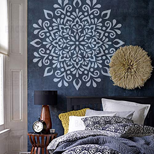 70cm Huge Giant Mandala Indian Arabic Ethnic Round Pochoir... - Maison & Cuisine Amazon France à 3.67€