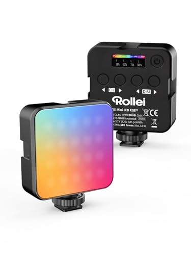 Foco Fotografia, Rollei Lumis Mini RGB Luz LED Cámara para... - Sports & Fitness Amazon Espagne à 17.17€