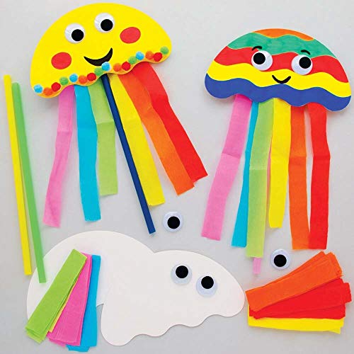 Baker Ross FE235 Quallenpuppen-Set, 8 Stück, bunte... - Jouets & Jeux Amazon Allemagne à 8.49€