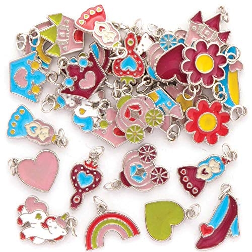 Baker Ross FE314 Breloques princesses - Paquet de 30... - Jouets & Jeux Amazon France à 6.99€