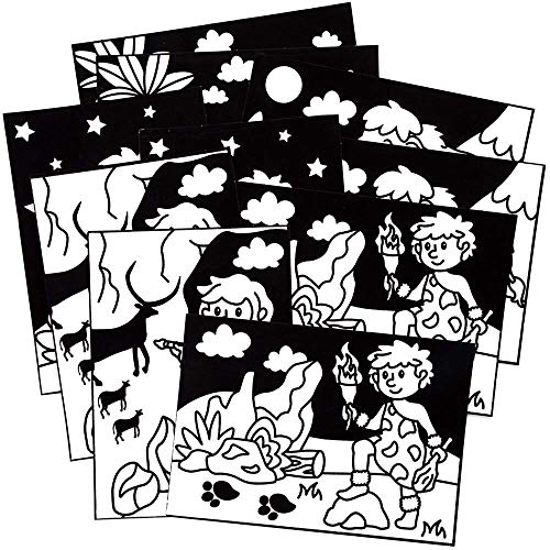 Baker Ross Dessins toucher Velours motif Age de Pierre... - Jouets & Jeux Amazon France à 6.99€