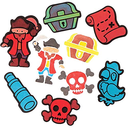 Baker Ross FE328 Tampons en mousse d’œuf de pirate - Paquet... - Jouets & Jeux Amazon France à 6.99€