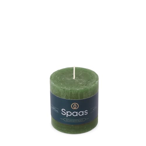 Spaas Bougie Pilier Rustique 70/70 mm 25h - vert foncé en promo à 16,61€ (-61%) sur Amazon FR
