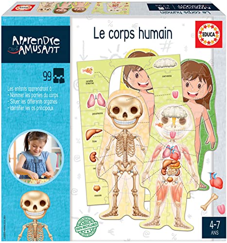Educa - Imparare È Divertente. Il Corpo Umano. Gioco... - Jouets & Jeux Amazon Italie à 17.92€