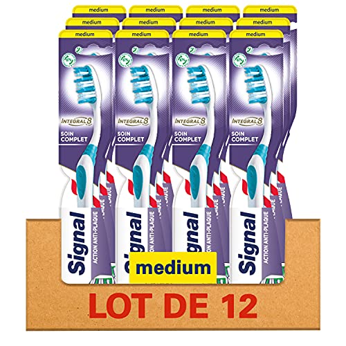 Signal - Spazzolino da denti x12 medio, Integral 8 Soin... - Beauty & Fragrances Amazon Italy à 15.96€