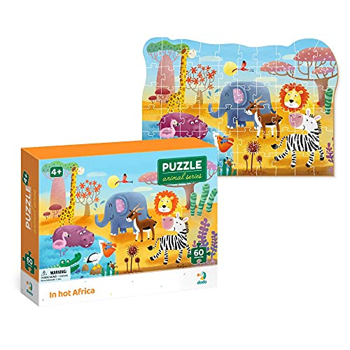 Dodo D300376 Educational in Hot Africa Puzzle 60 Pieces... - Amazon Espagne à 1.80€