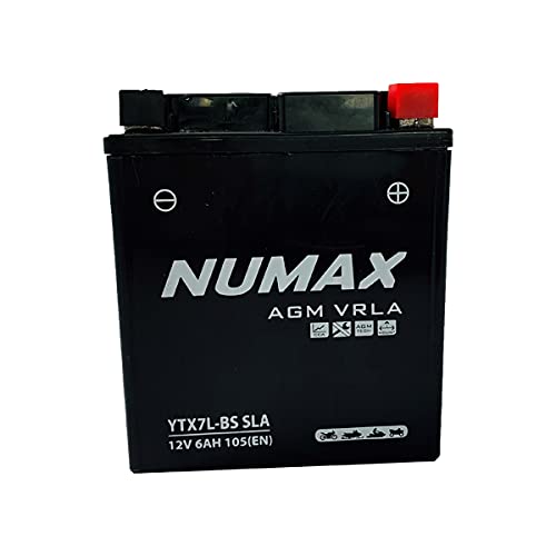 Batterie Numax AGM SLA scellée YTX7L-BS SLA 12 V 6 AH 100... en promo à 22,50€ (-64%) sur Amazon FR