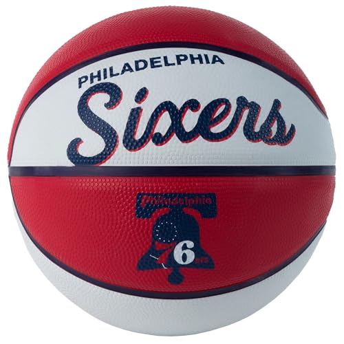 WILSON Mini Ballon de Basket Team Retro, Philadelphia... - Sports & Fitness Amazon France à 16.40€