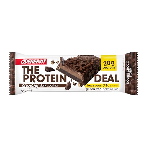 ENERVIT PROTEIN DEAL Double Choco Low Sugar 55gr - Épicerie Amazon Italie à 1.96€