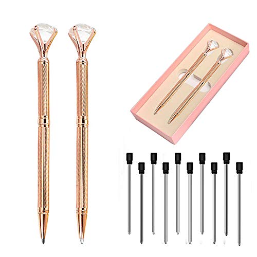 Stylos à bille diamant, stylos à bille en métal cristal... - Fournitures Bureau Amazon France à 10.51€