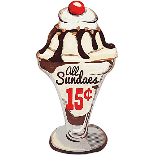Open Road Brands Eiscreme-Metallschild für Küche oder... - Maison & Cuisine Amazon Allemagne à 10.80€
