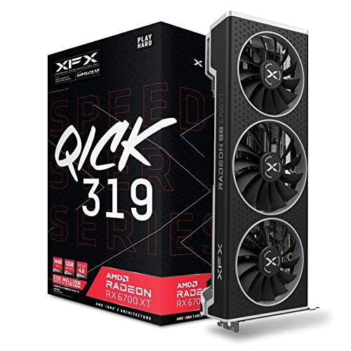 XFX Qick 319 Black 12GB GDDR6 HDMI 3XDP, RX-67XTYPBDP - High-Tech & Électronique Amazon Allemagne à 718.89€