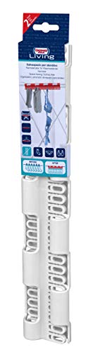 DOMO PAK LIVING Platzsparend für Wäscheständer, PP, Weiß... - Maison & Cuisine en promo à 4.19€