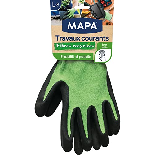 MAPA - Travaux Courants Fibres Recyclées - Gants de... - Jardin & Extérieur en promo à 3.70€