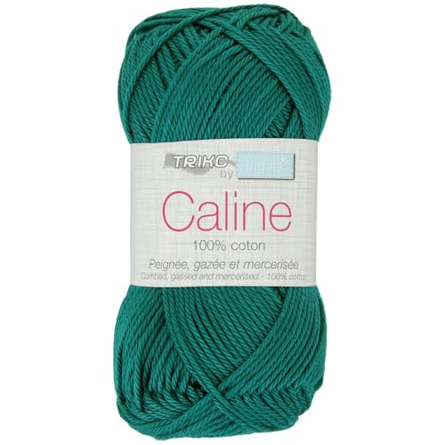 Algodón para tejer CALINE 134 Verde, Cuerda Algodon - Loisirs Créatifs en promo à 1.99€