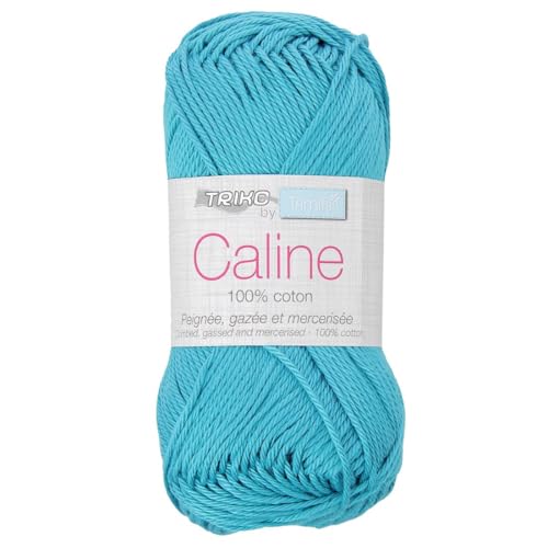 Cotone per maglieria CALINE 141 Turchese - Loisirs Créatifs en promo à 1.99€
