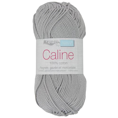 Algodón para tejer CALINE 167 Gris - Loisirs Créatifs en promo à 1.99€
