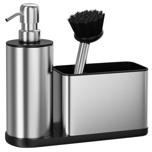 Spülbecken-Caddy Organizer mit Seifenspender - Maison & Cuisine Amazon Allemagne à 9.53€