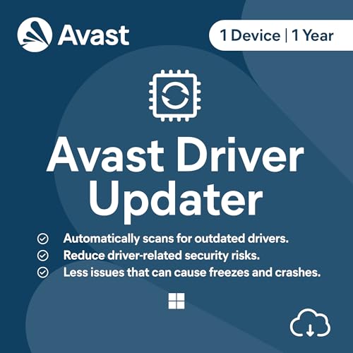 Avast Driver Updater 2026 | 1 Device | 1 Year | Activation... - Vente Flash Amazon -70%